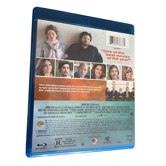 This Is Where I Leave You Blu-Ray Disc Library Copy - Picture 3 of 4